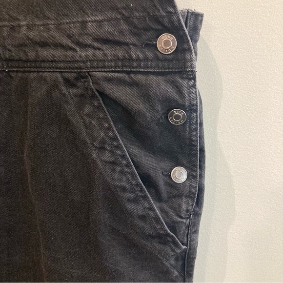 ASOS Sz 20 Adjustable Straps Several Pockets Denim  Overalls in Black - Picture 4 of 15